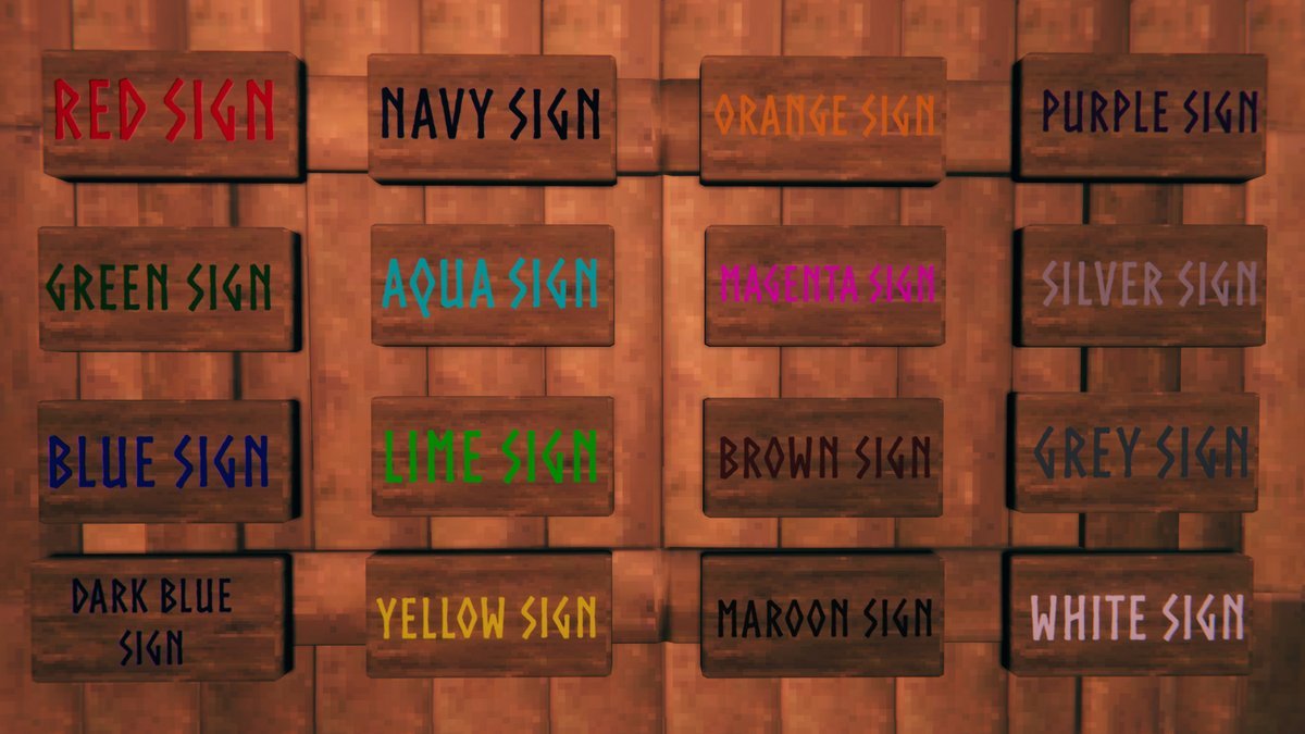 Valheim storage chests: color-code signs without mods