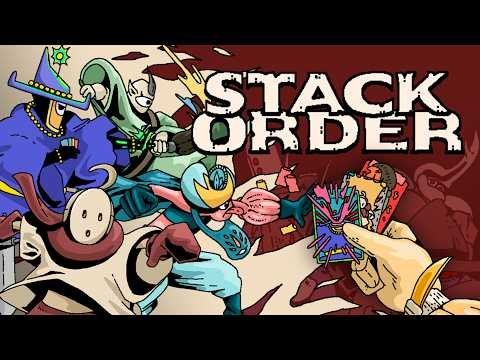 Stack Order blends roguelike deckbuilding with graphic novel