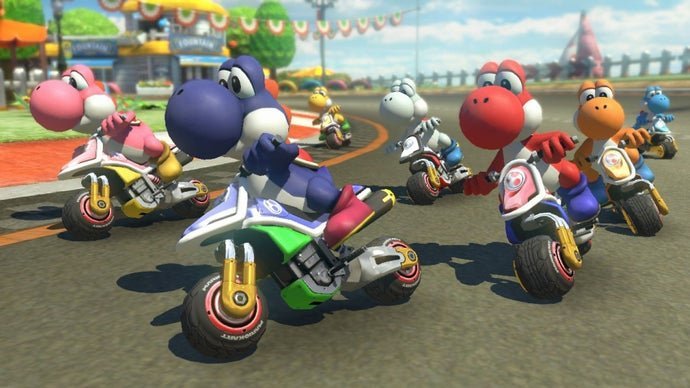 Mario Kart 8 Deluxe gains eight-player split-screen on