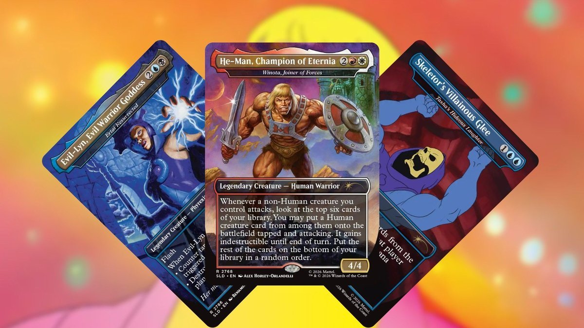 Masters of the Universe MTG Secret Lair drops September 14