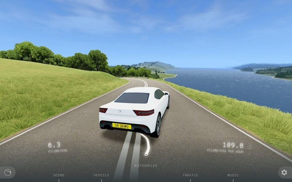 Slow Roads uses clever UI trick to replace racing lines