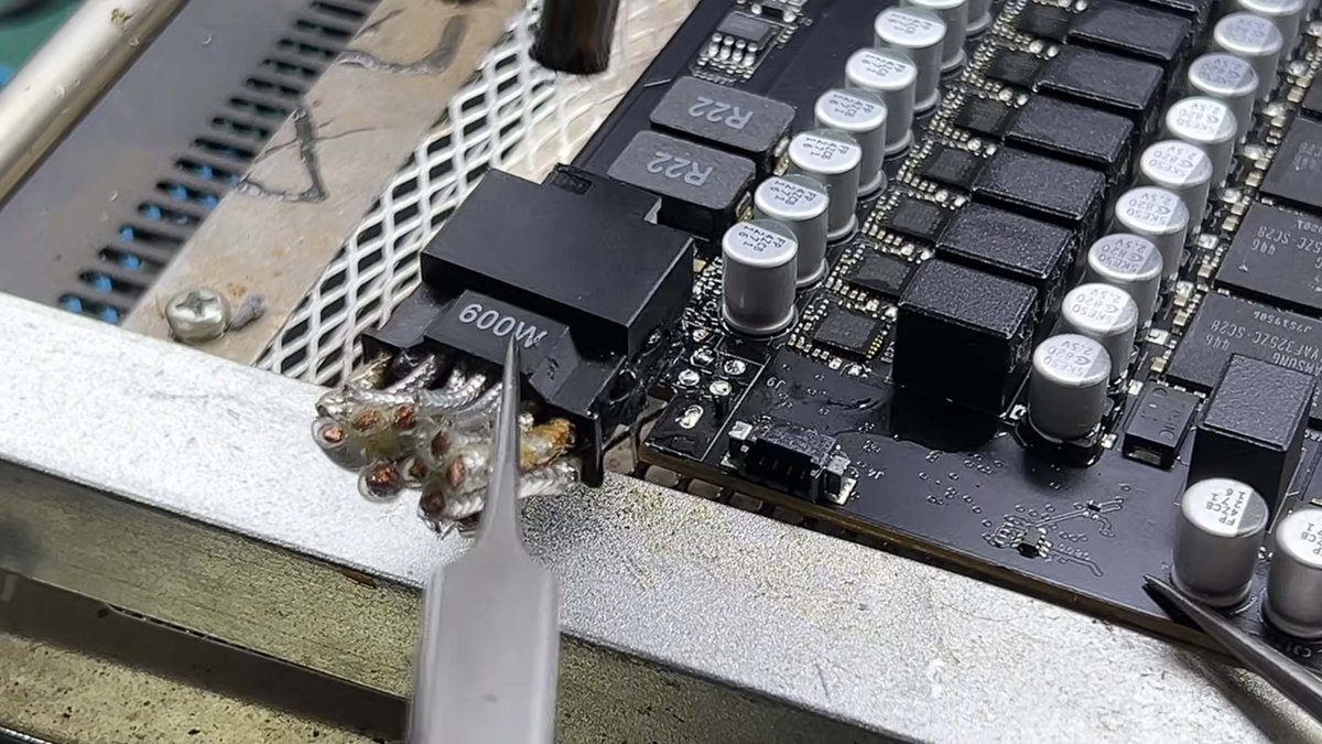 Chinese repair shop swamped with melted Nvidia GPU