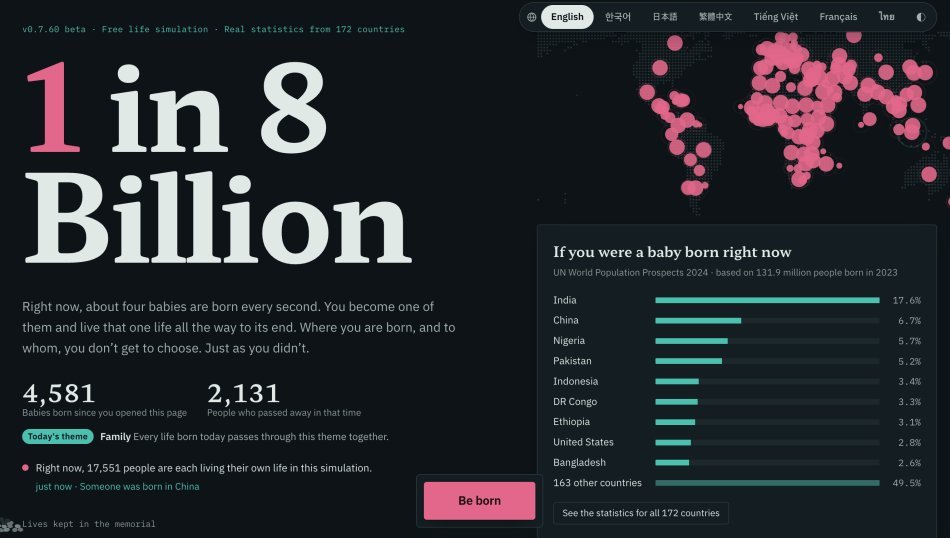 Free Browser Game Simulates Life in Random Countries