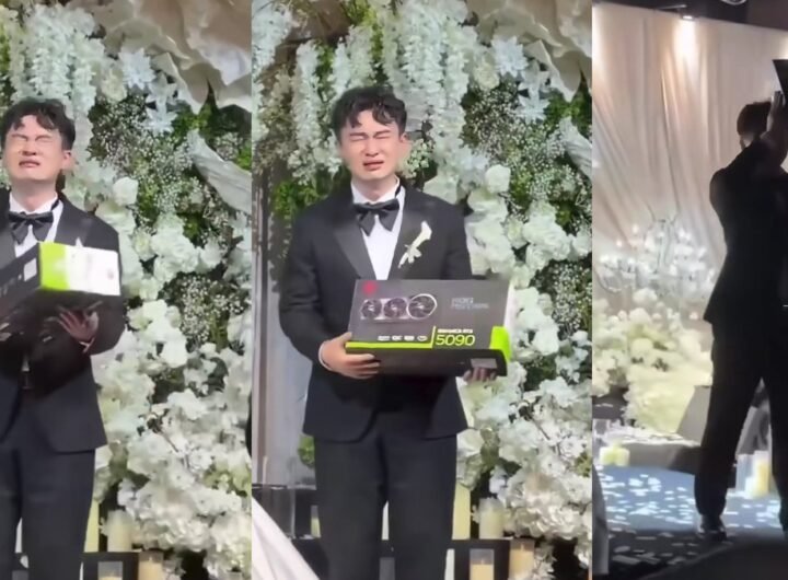 Groom Gets RTX 5090 as Wedding Gift, Tears Follow
