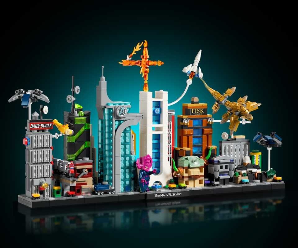 LEGO Reveals $100 Marvel Skyline Set With 14 NYC Buildings