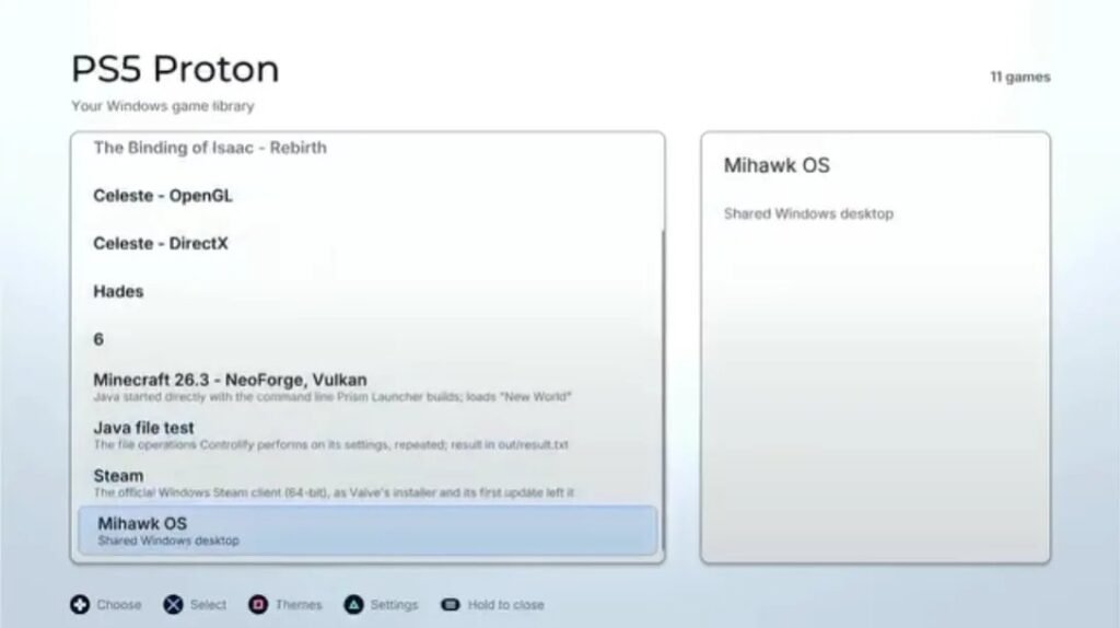 Modder Creates Windows OS for Jailbroken PS5