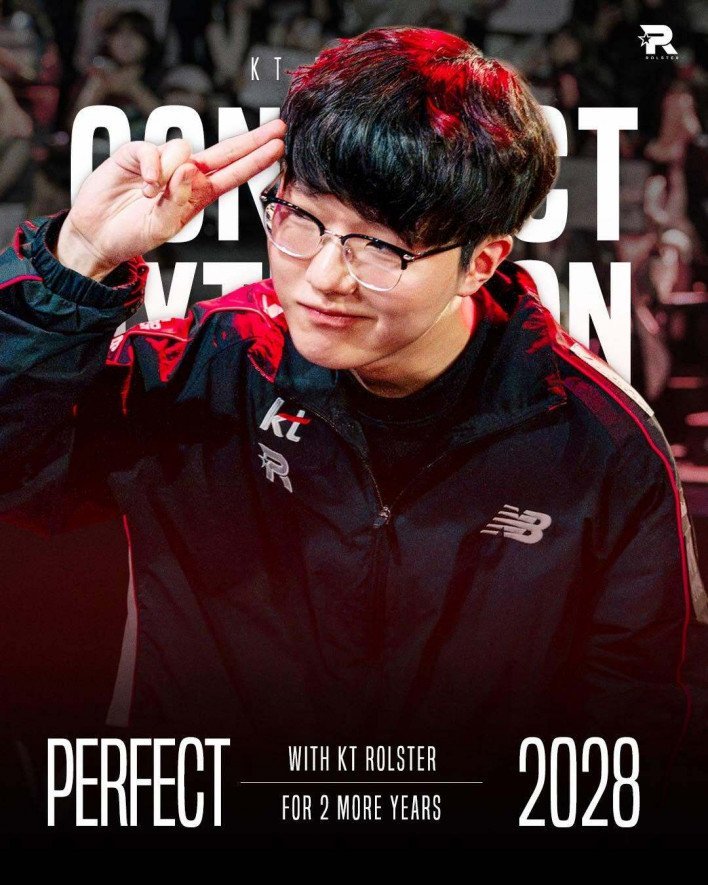 KT Rolster Secures Star Players Through 2028