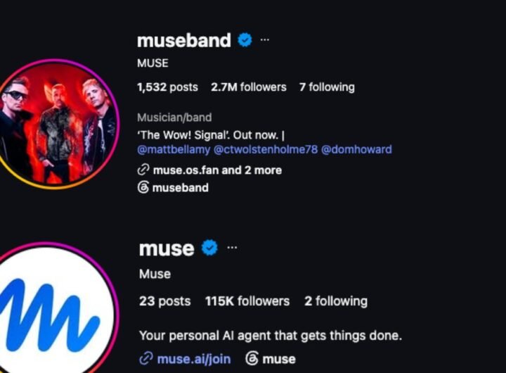 Rock Band Muse Loses Social Handles to Meta's AI Agent