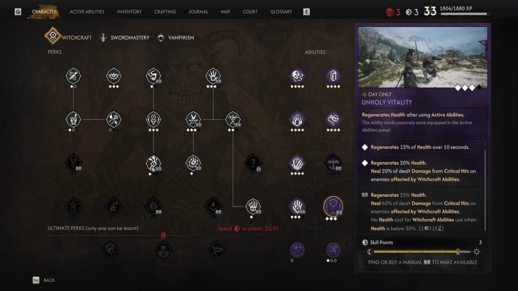 The Blood of Dawnwalker: No Respec Option Available