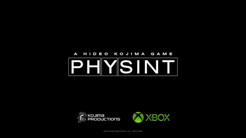 Xbox takes over publishing Kojima's Physint after Sony exits